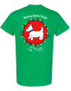 Making Spirits Bright Dog Short Sleeve by Your Barking Buddy (Pre-Order 2-3 Weeks)