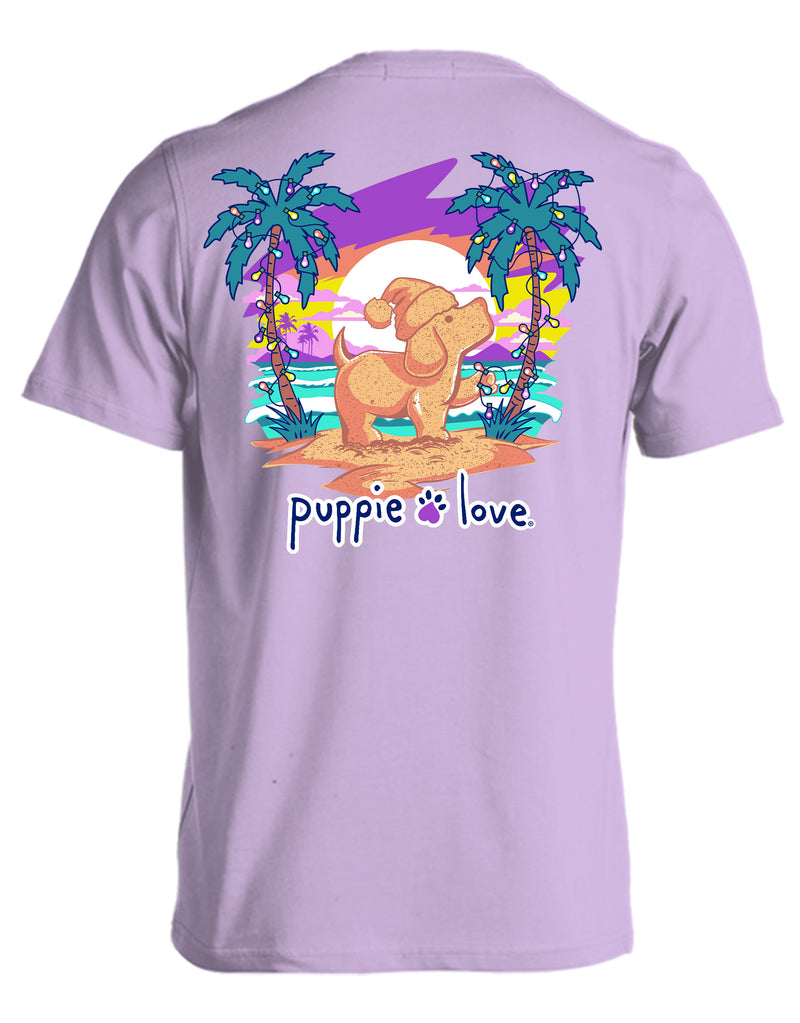 Christmas Sunset Palm Pup By Puppie Love (Pre-Order 2-3 Weeks)