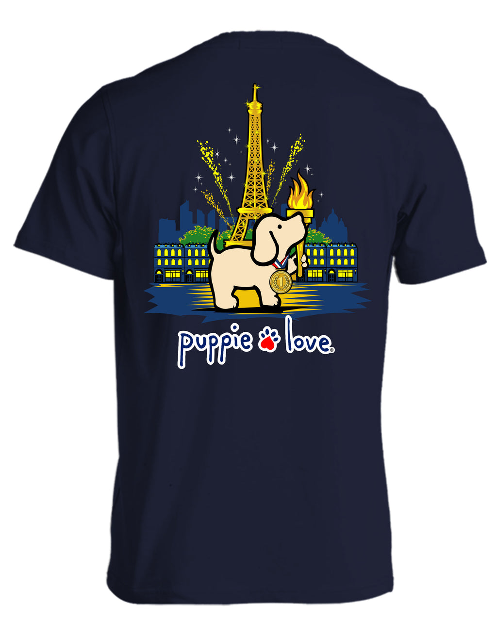 Eiffel Tower Pup By Puppie Love (Pre-Order 2-3 Weeks)
