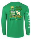 Feelin' Lucky Pup Long Sleeve Tee By Puppie Love (Pre-Order 2-3 Weeks)