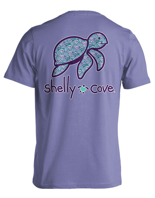 Seashell Pattern Turtle By Shelly Cove (Pre-Order 2-3 Weeks)